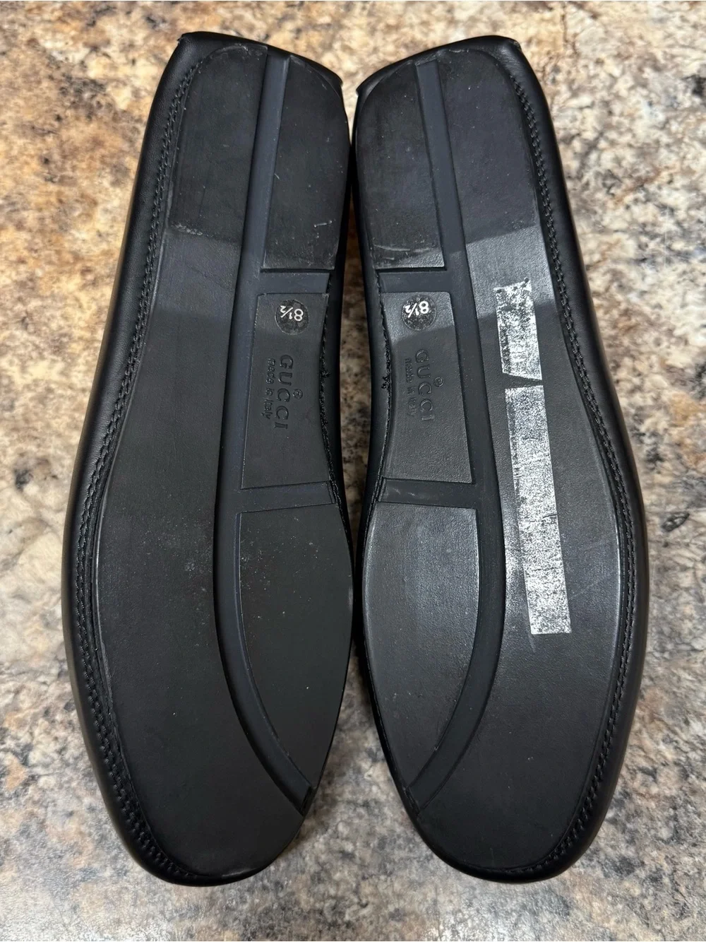 Gucci Driving Shoe Black Size 8.5 D 110 0259 Excellent Condition